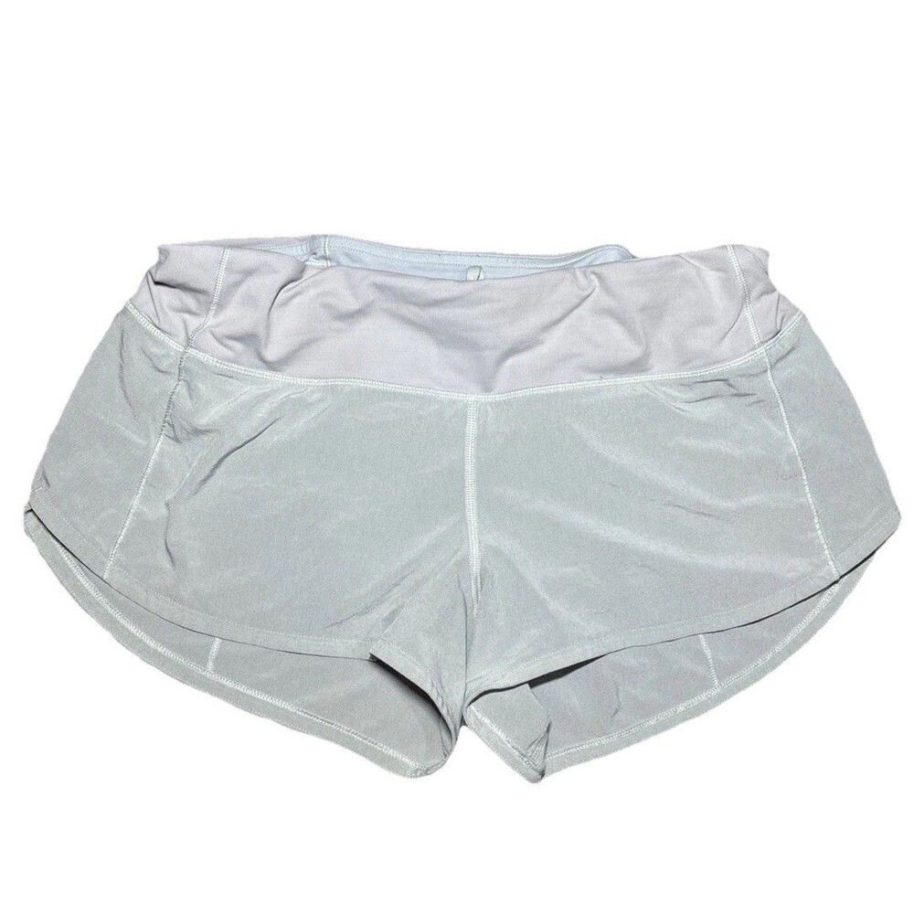 Lululemon Women's Light Green Speed Up Shorts Women’s Size 6
